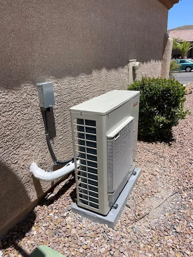 Residential air conditioning condenser unit in Clearfield